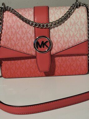 Michael Kors Small Greenwich Hibiscus MLT Flap Crossbody